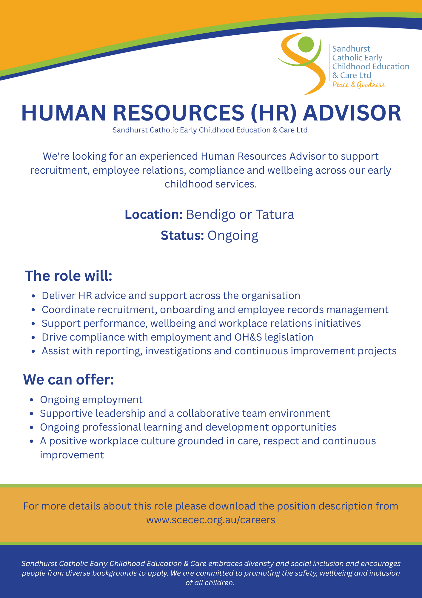 Human Resources HR Advisor